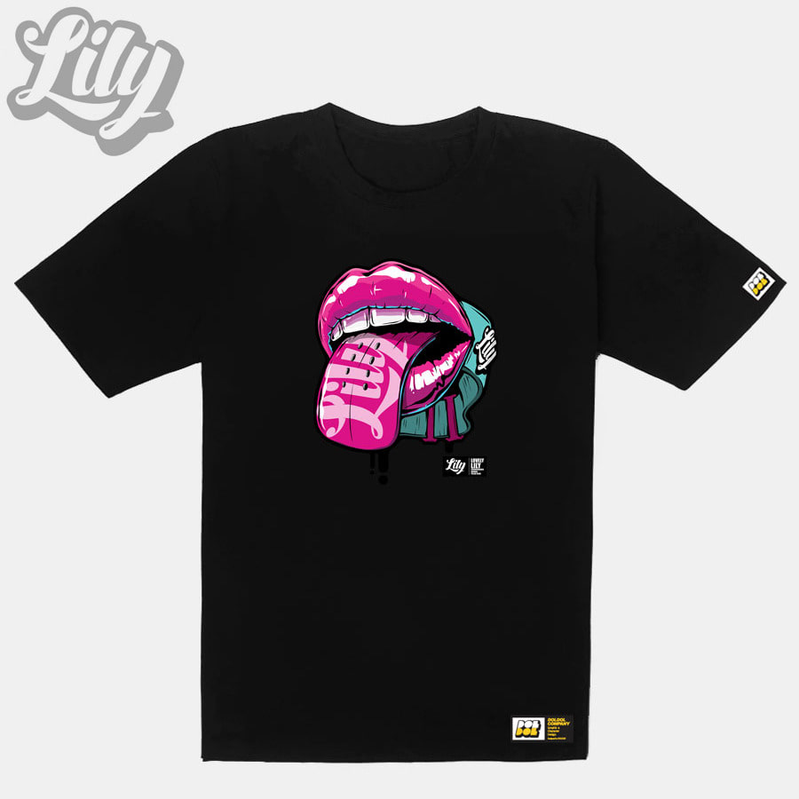 [돌돌] Lily-tshirts-07 러블리 릴리 여자 북극곰 스노우보드 선수 익스트림 캐릭터 그래픽 디자인 티셔츠 티
