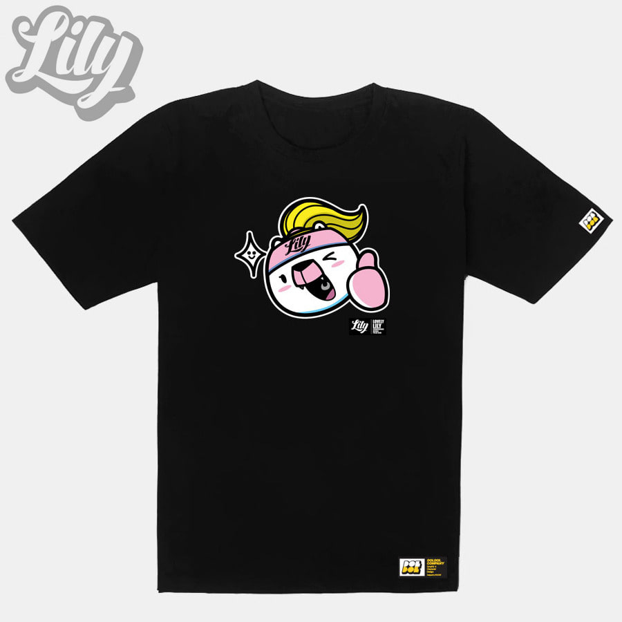 [돌돌] Lily-tshirts-02 러블리 릴리 여자 북극곰 스노우보드 선수 익스트림 캐릭터 그래픽 디자인 티셔츠 티