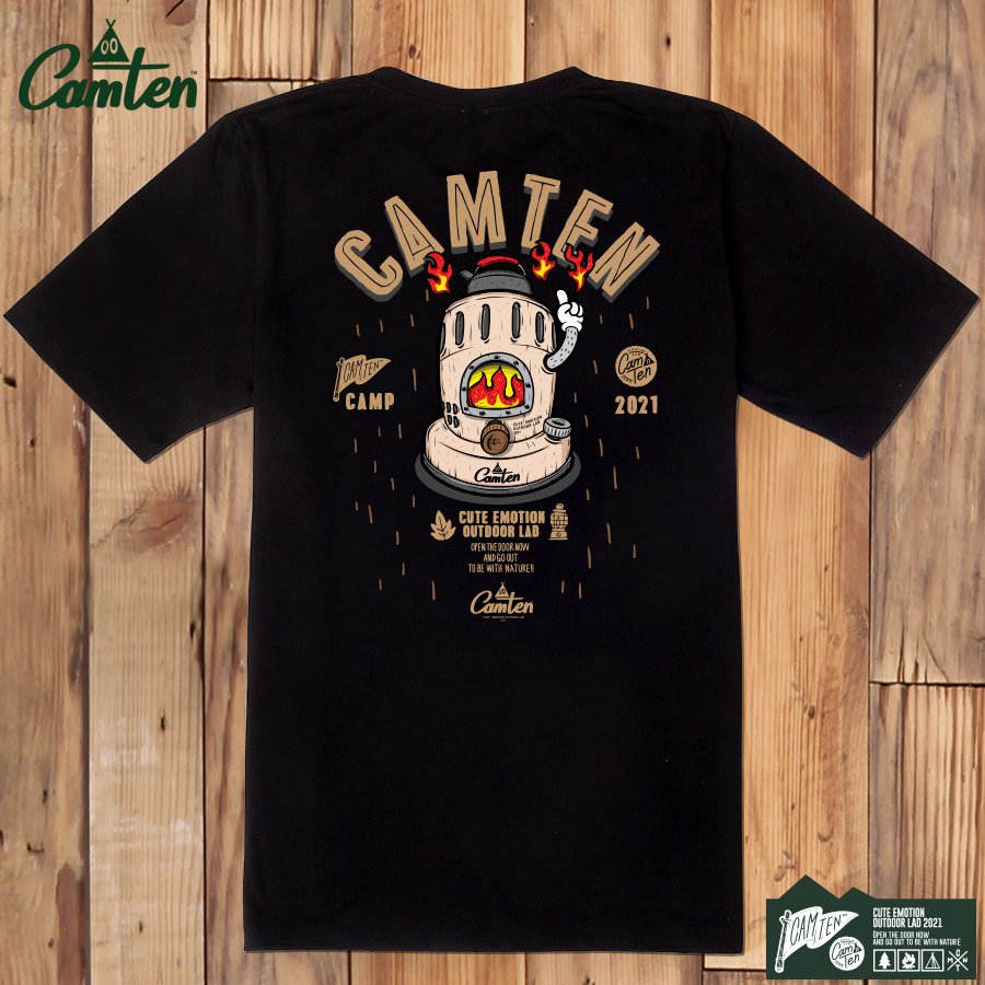 [캠텐] Camten-tshirts-43 감성 캠핑 브랜드 캠텐 캐릭터 그래픽 티셔츠 반팔티