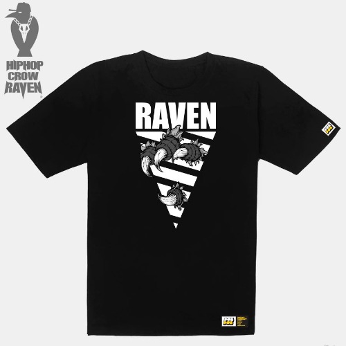 [돌돌] RAVEN_T-shirts_39 힙합 까마귀 크로우 라벤 그래피티 그래픽 캐릭터 디자인 티셔츠