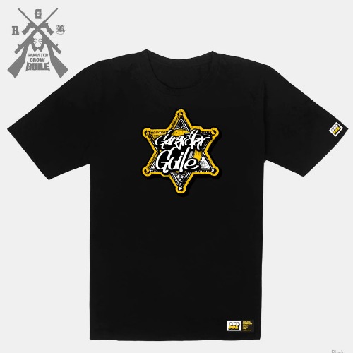 [돌돌] Gangster Guile_T-shirts_17 갱스터 크로우 가일 힙합 그래피티 캐릭터 그래픽 디자인 티셔츠