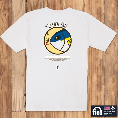 [돌돌] FICO-tshirts-122 익스트림 낚시 브랜드 피코 시즌2 한국 어종 캐릭터 그래픽 디자인 티셔츠 반팔티