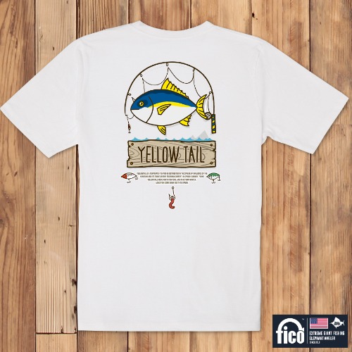 [돌돌] FICO-tshirts-131 익스트림 낚시 브랜드 피코 시즌2 한국 어종 캐릭터 그래픽 디자인 티셔츠 반팔티