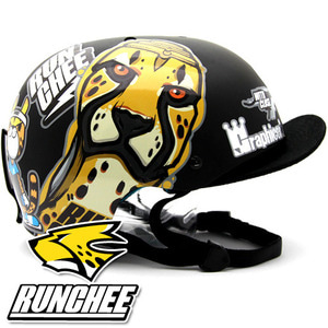 [그래피커] 0026-RUNCHEE-Helmet-02 런치 치타 헬멧 튜닝 스티커