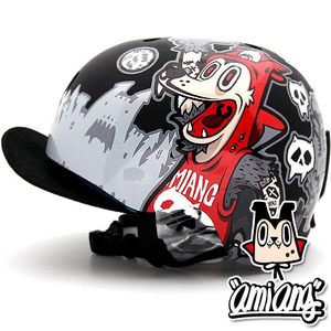 [그래피커] 0022-AMIANG-Helmet-04  헬멧 튜닝 스티커