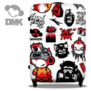 [돌돌] DMK-Suitcase-07 갓뎀보이 dmk 캐릭터 그래픽 디자인 여행가방 캐리어 슈트케이스 하드케이스 캠핑 가방 캐릭터 방수 튜닝 스티커 스킨 데칼