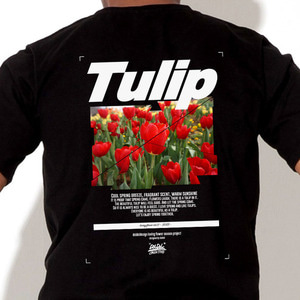 [돌돌] loving-flower_tshirts_06 러빙플라워 시즌2 튤립 tulip 일러스트 그래픽 디자인 티셔츠 